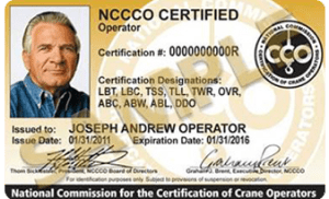 NCCCO Certified