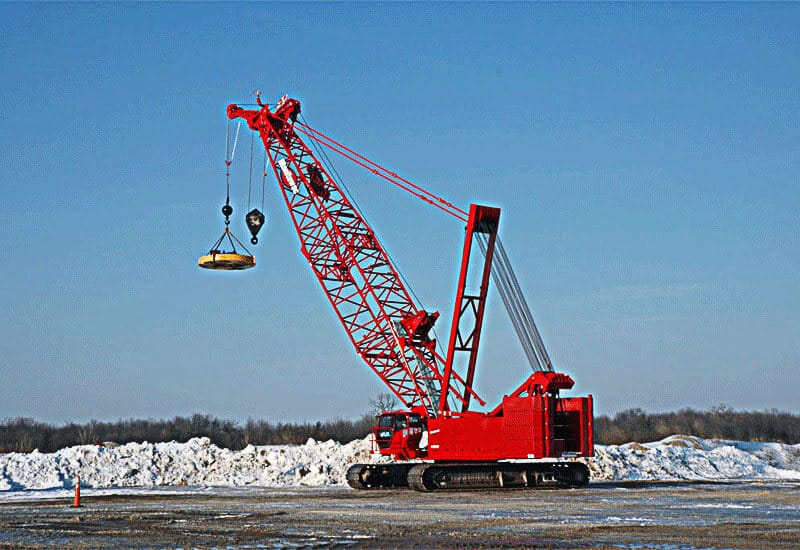 lattice boom crane